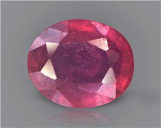 Natural Ruby (manik) Heated Treated Certified 3.13 carats -89500